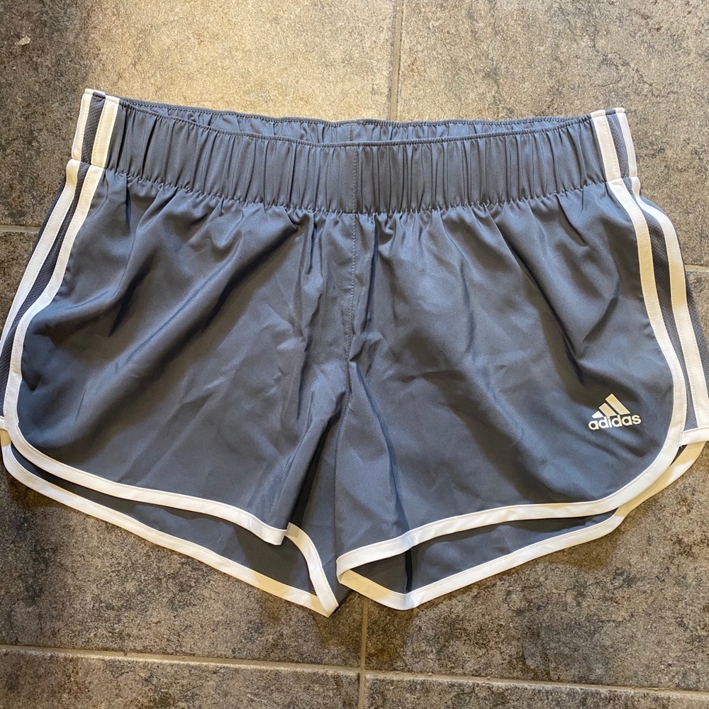 Adidas athletic running shorts